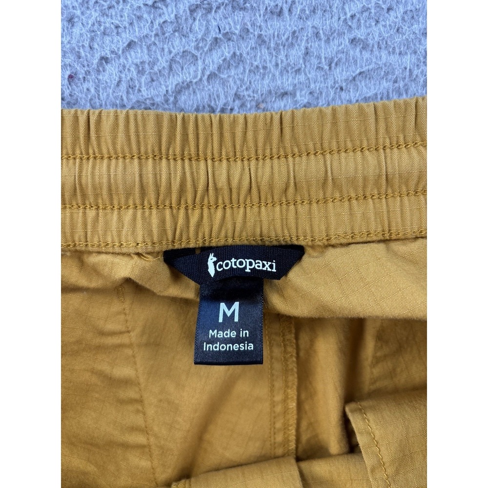 Cotopaxi Salto Ripstop Pants Mens Medium Yellow Drawstring Hiking Utility - Picture 6 of 11